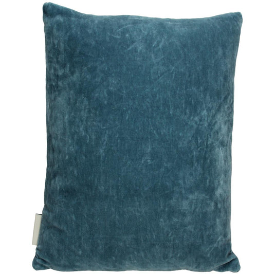 Μαξιλάρι ArteLibre Vintage Μπλε Βελούδο 45x45cm - Hippiehome.gr