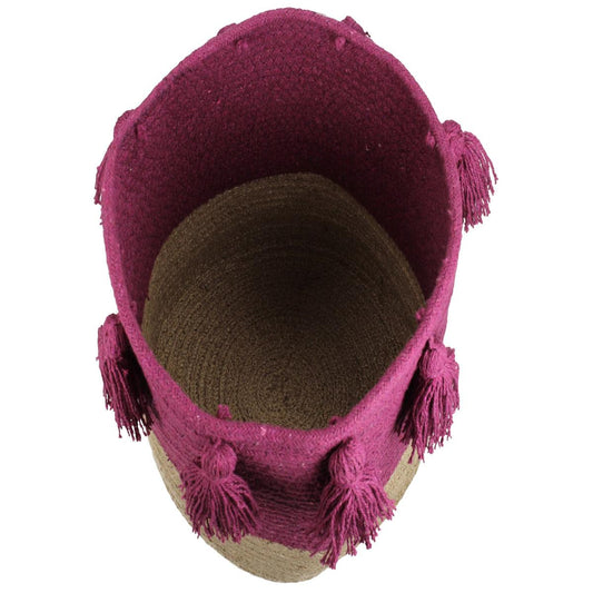 Καλάθι ArteLibre Μοβ Βαμβακερό 25x25x25cm Σετ 3Τμχ - Hippiehome.gr