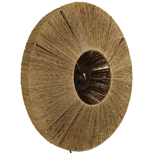 Φωτιστικό Τοίχου ArteLibre Φυσικό Γιούτα 32x20x32cm - Hippiehome.gr