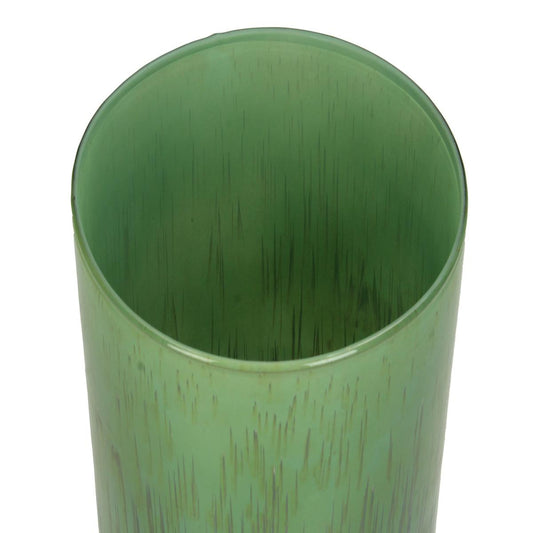 Κηροπήγιο ArteLibre Πράσινο Γυαλί 19x19x23cm - Hippiehome.gr