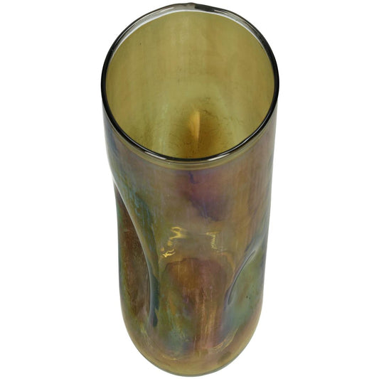 Κηροπήγιο ArteLibre Καφέ Γυαλί 15x15x26cm - Hippiehome.gr