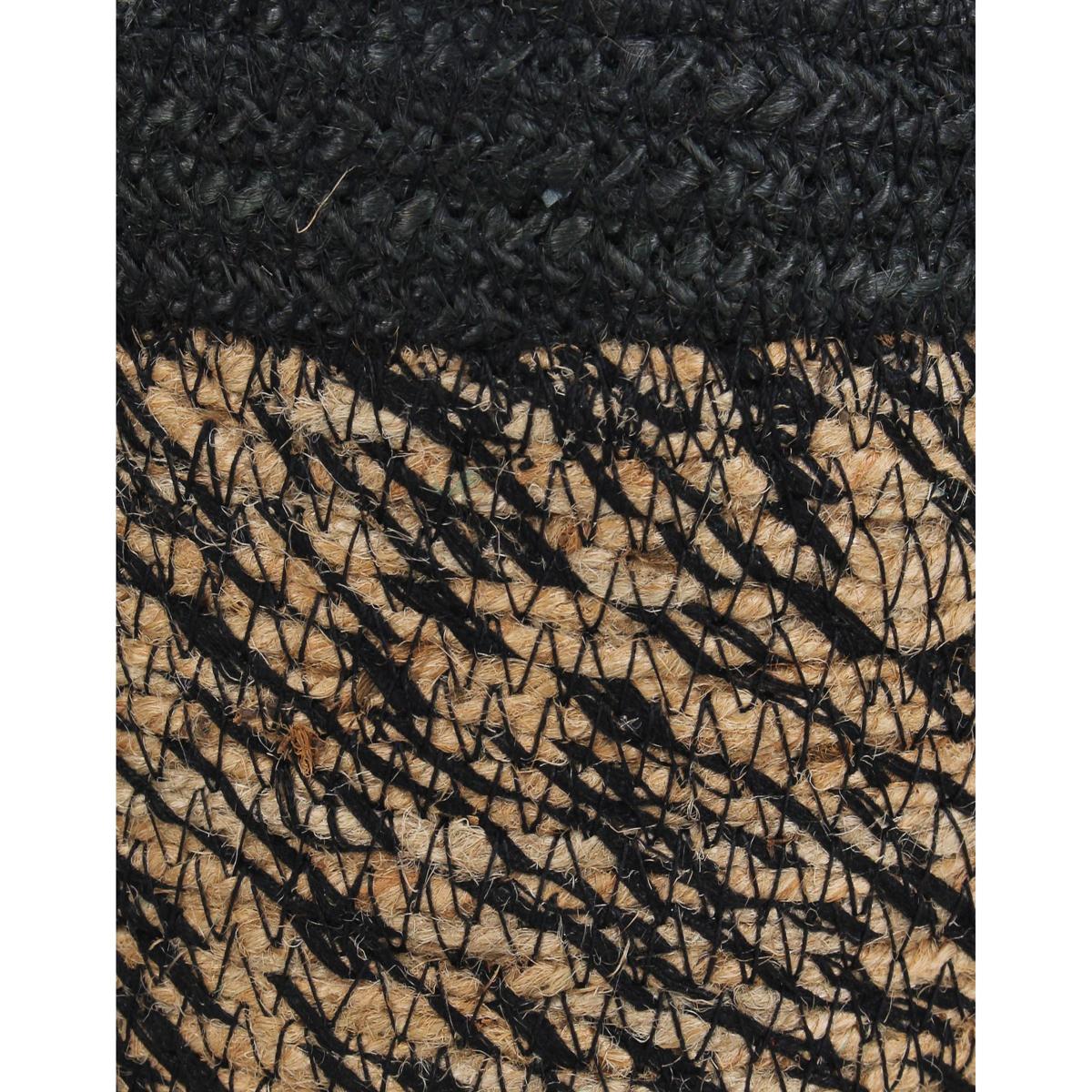 Κασπώ ArteLibre Μαύρο Γιούτα 21x21x15cm Σετ 5Τμχ - Hippiehome.gr