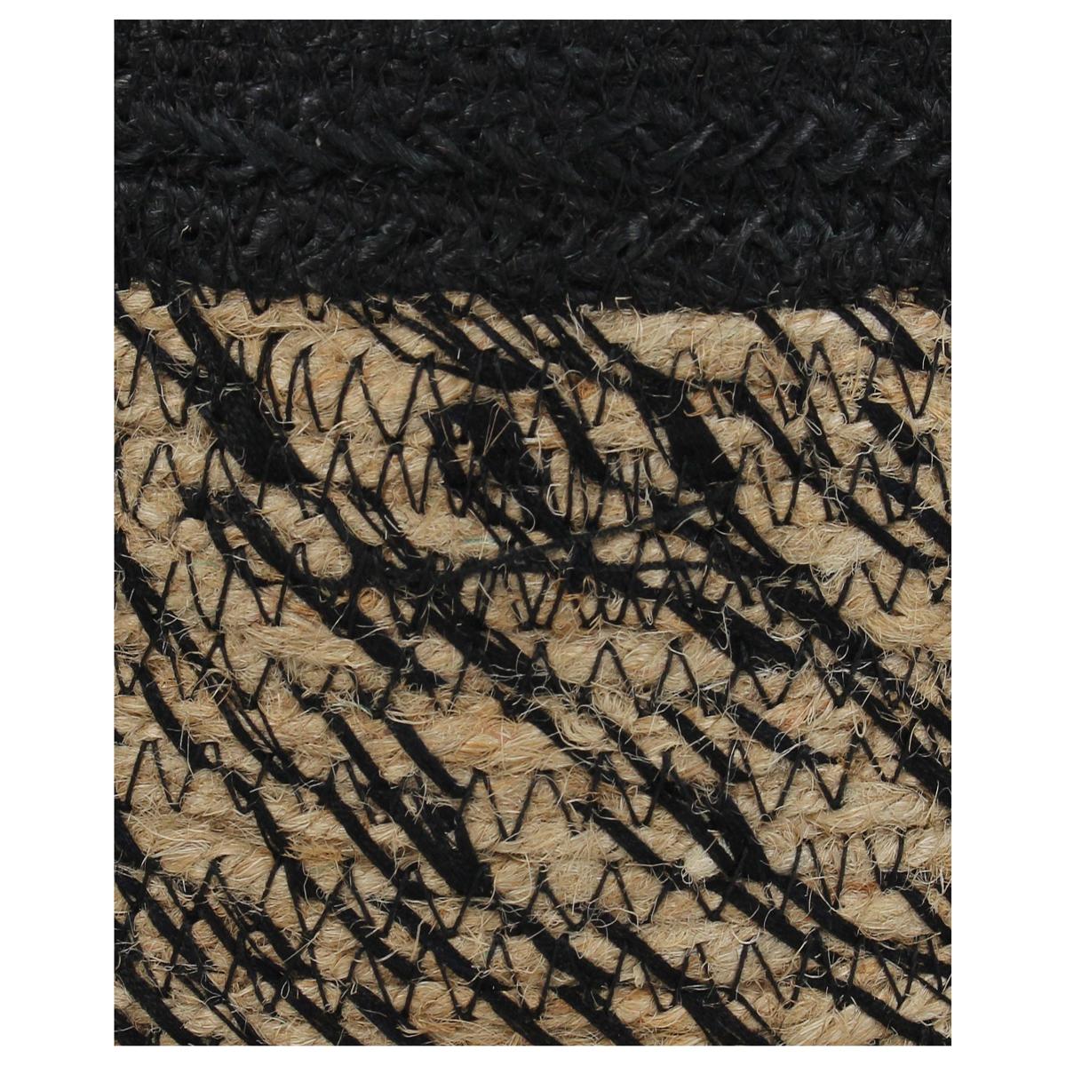 Κασπώ ArteLibre Μαύρο Γιούτα 25x25x15cm Σετ 3Τμχ - Hippiehome.gr