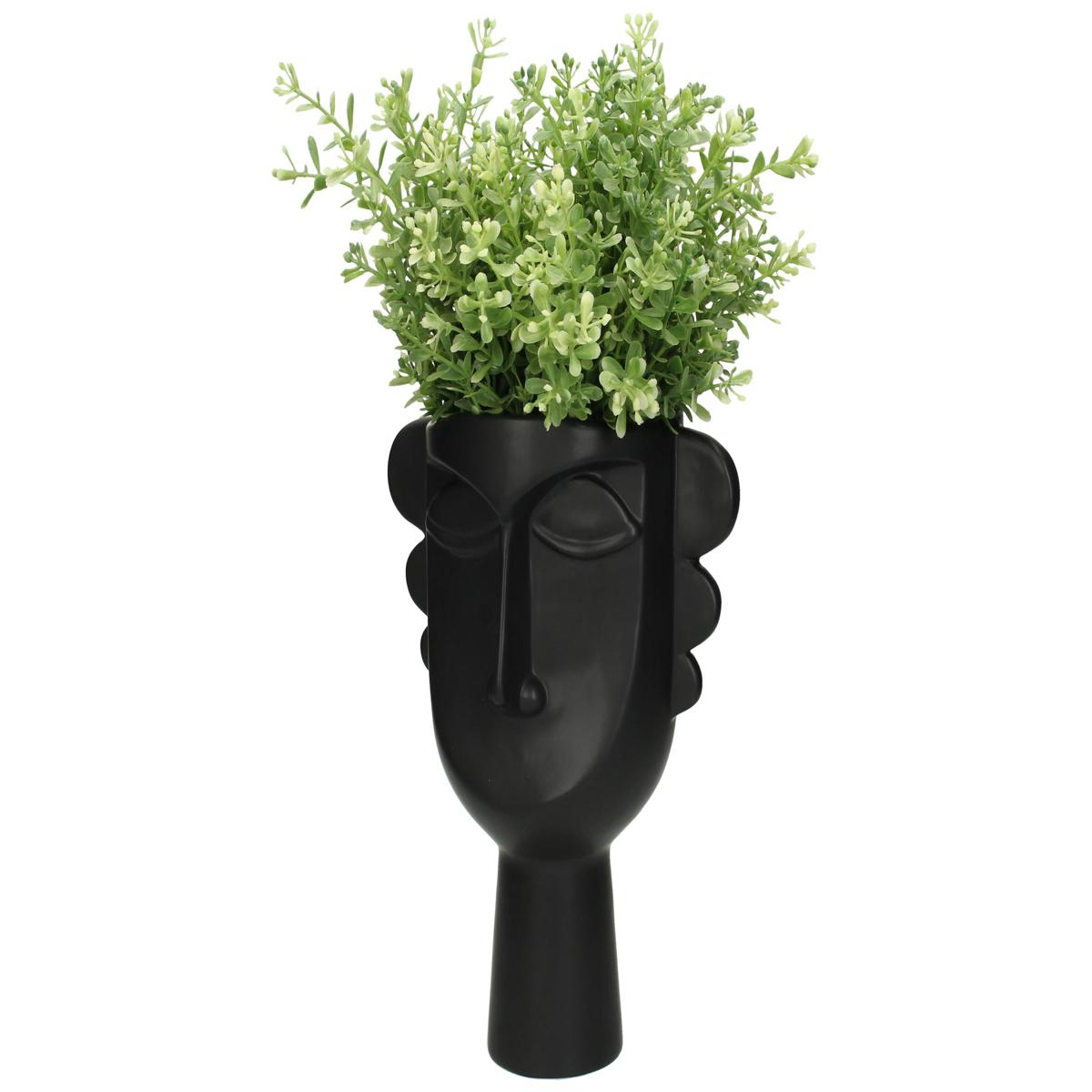 Κασπώ ArteLibre Μαύρο Κεραμικό 16.5x12x21.3cm - Hippiehome.gr