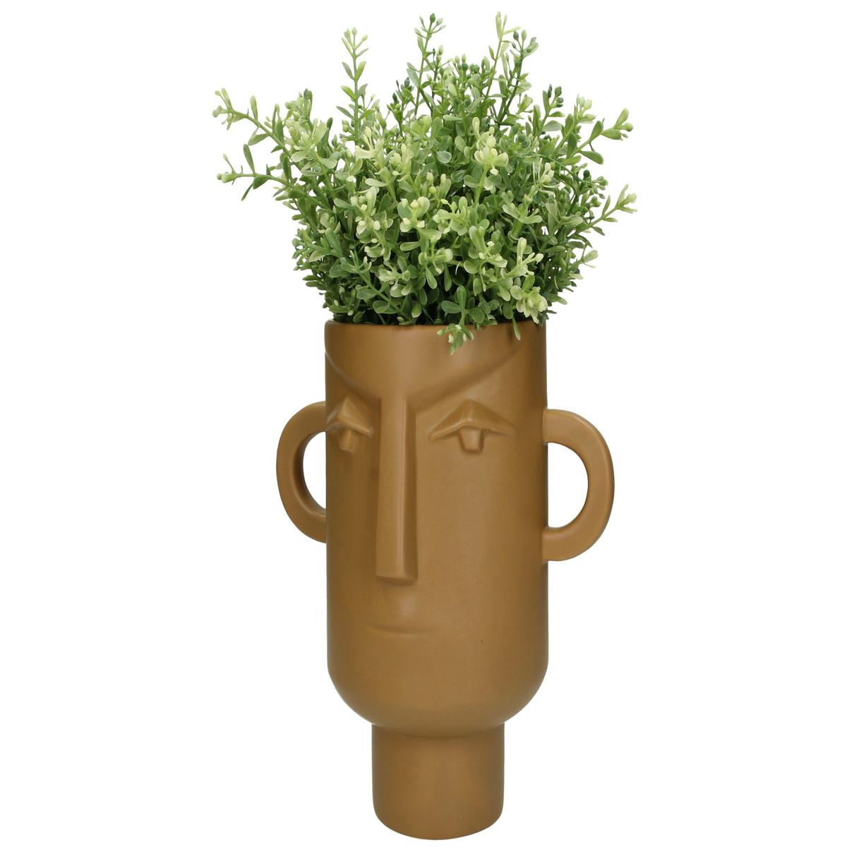 Κασπώ ArteLibre Ώχρα Κεραμικό 20.2x13.8x21.7cm - Hippiehome.gr