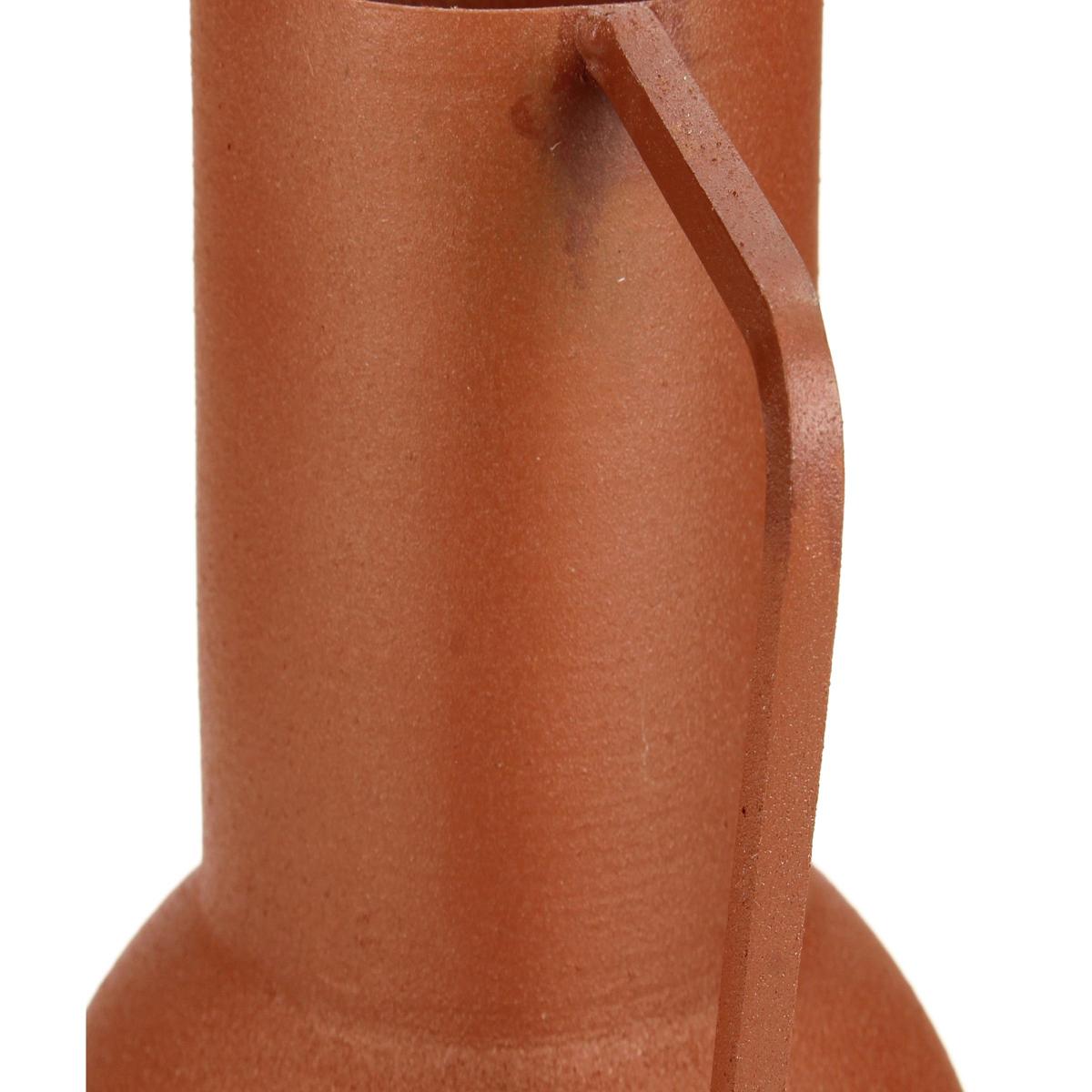 Βάζο ArteLibre Φυσικό Μέταλλο 13x10.5x23cm - Hippiehome.gr