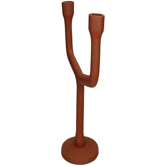 Κηροπήγιο ArteLibre Φυσικό Αλουμίνιο 23.5x10x28.5cm - Hippiehome.gr