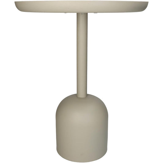 Τραπεζάκι ArteLibre Ιβουάρ Μέταλλο 37x37x46.5cm - Hippiehome.gr