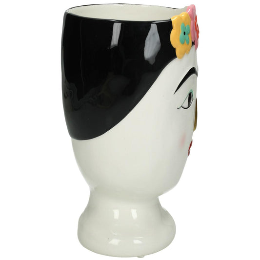 Κασπώ ArteLibre Γυναίκα Με Λουλούδια Πολύχρωμο Δολομίτης 15x14.6x19.3cm - Hippiehome.gr