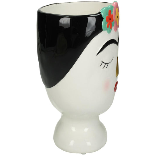 Κασπώ ArteLibre Γυναίκα Με Λουλούδια Πολύχρωμο Δολομίτης 12.6x13x16.7cm - Hippiehome.gr