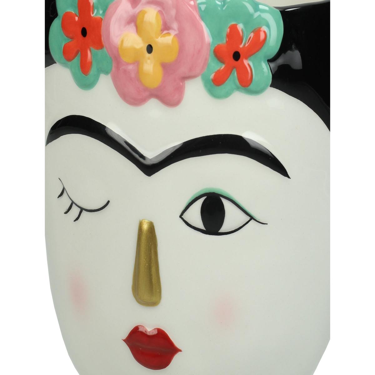 Κασπώ ArteLibre Γυναίκα Με Λουλούδια Πολύχρωμο Δολομίτης 12.6x13x16.7cm - Hippiehome.gr