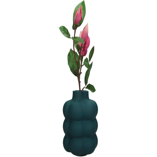 Βάζο ArteLibre Πετρόλ Δολομίτης 12x11x17cm - Hippiehome.gr