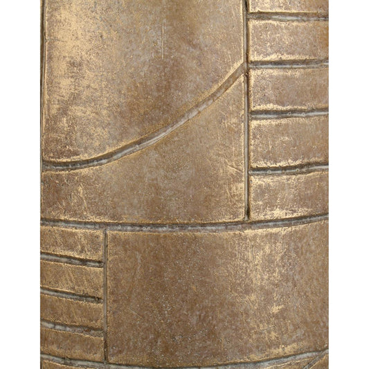 Κασπώ ArteLibre Γεωμετρικά Σχήματα Χρυσό Τσιμέντο 24.5x24.5x28cm - Hippiehome.gr