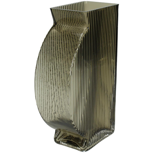 Βάζο ArteLibre Καφέ Γυαλί 12x6x20cm - Hippiehome.gr