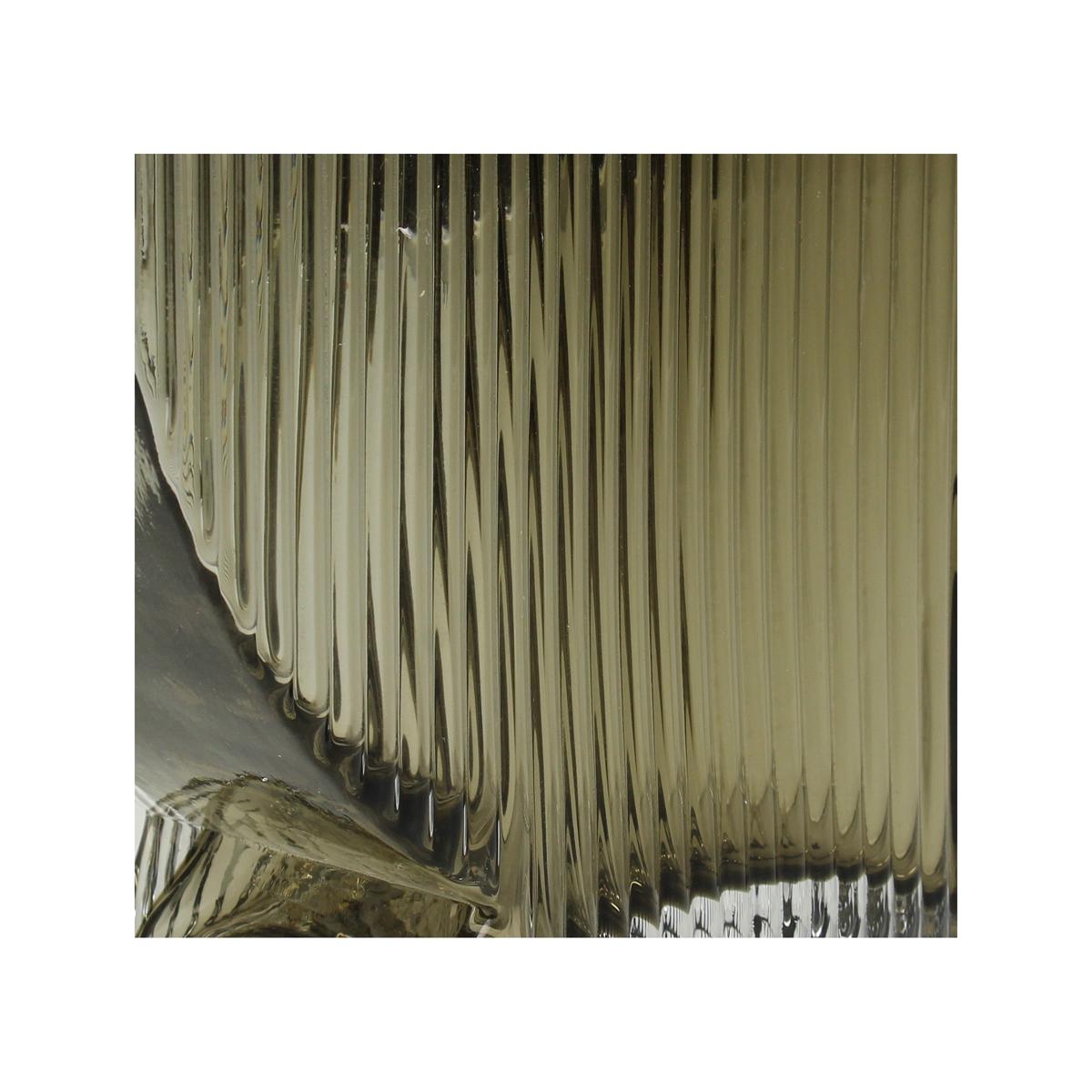 Βάζο ArteLibre Καφέ Γυαλί 12x6x20cm - Hippiehome.gr