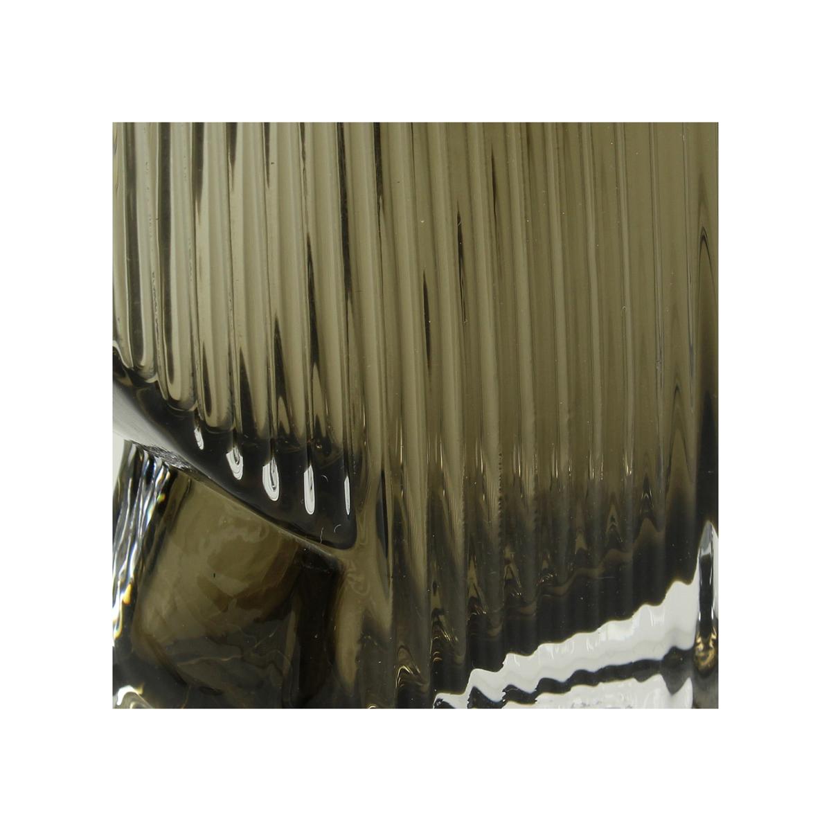 Βάζο ArteLibre Καφέ Γυαλί 10x5x34.5cm - Hippiehome.gr