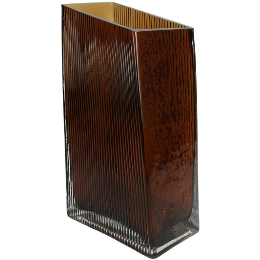 Βάζο ArteLibre Φυσικό Γυαλί 14.5x9x25cm - Hippiehome.gr