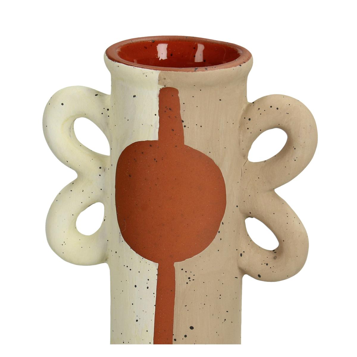 Βάζο ArteLibre Πολύχρωμο Τερακότα 10.5x10.5x22.4cm - Hippiehome.gr