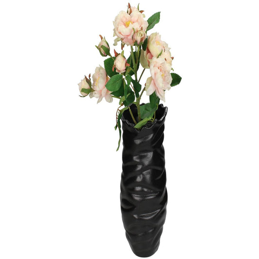 Βάζο ArteLibre Μαύρο Κεραμικό 12.4x12.4x30cm - Hippiehome.gr