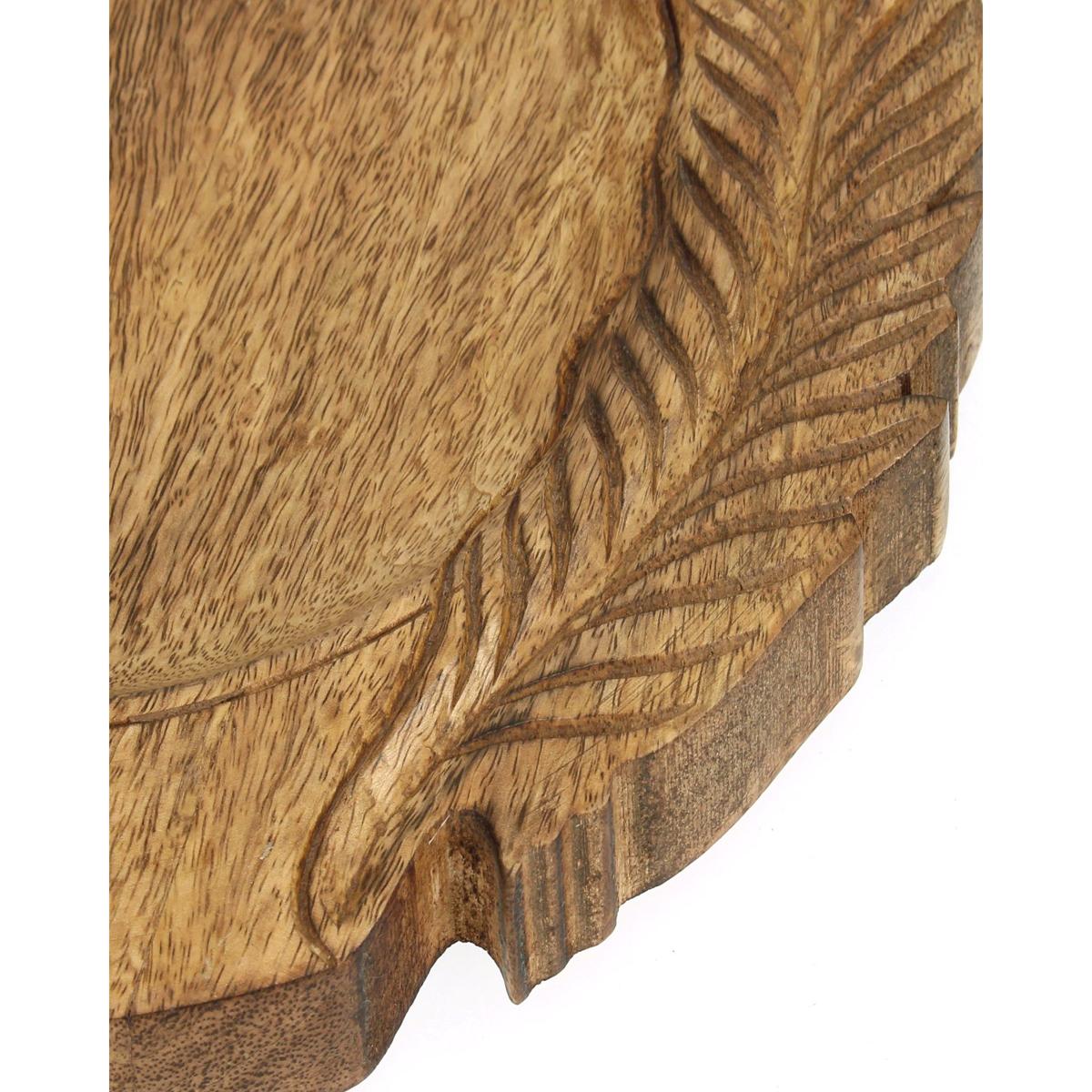 Δίσκος ArteLibre Ξύλο Καφέ 30x30x2.5cm - Hippiehome.gr