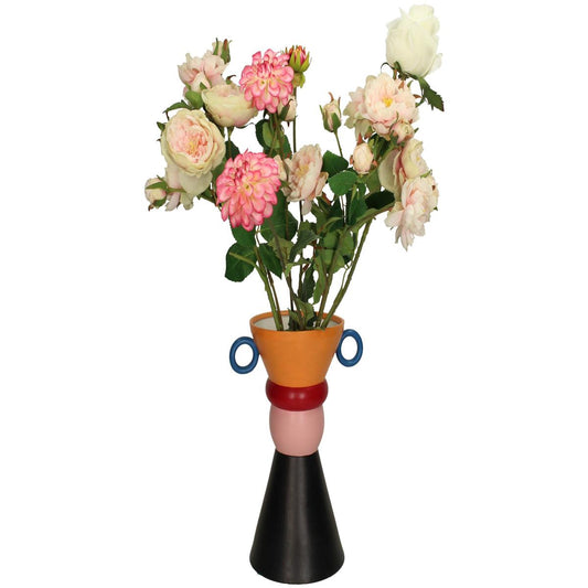 Βάζο ArteLibre Πολύχρωμο Πορσελάνη 19.2x14.2x27.5cm - Hippiehome.gr