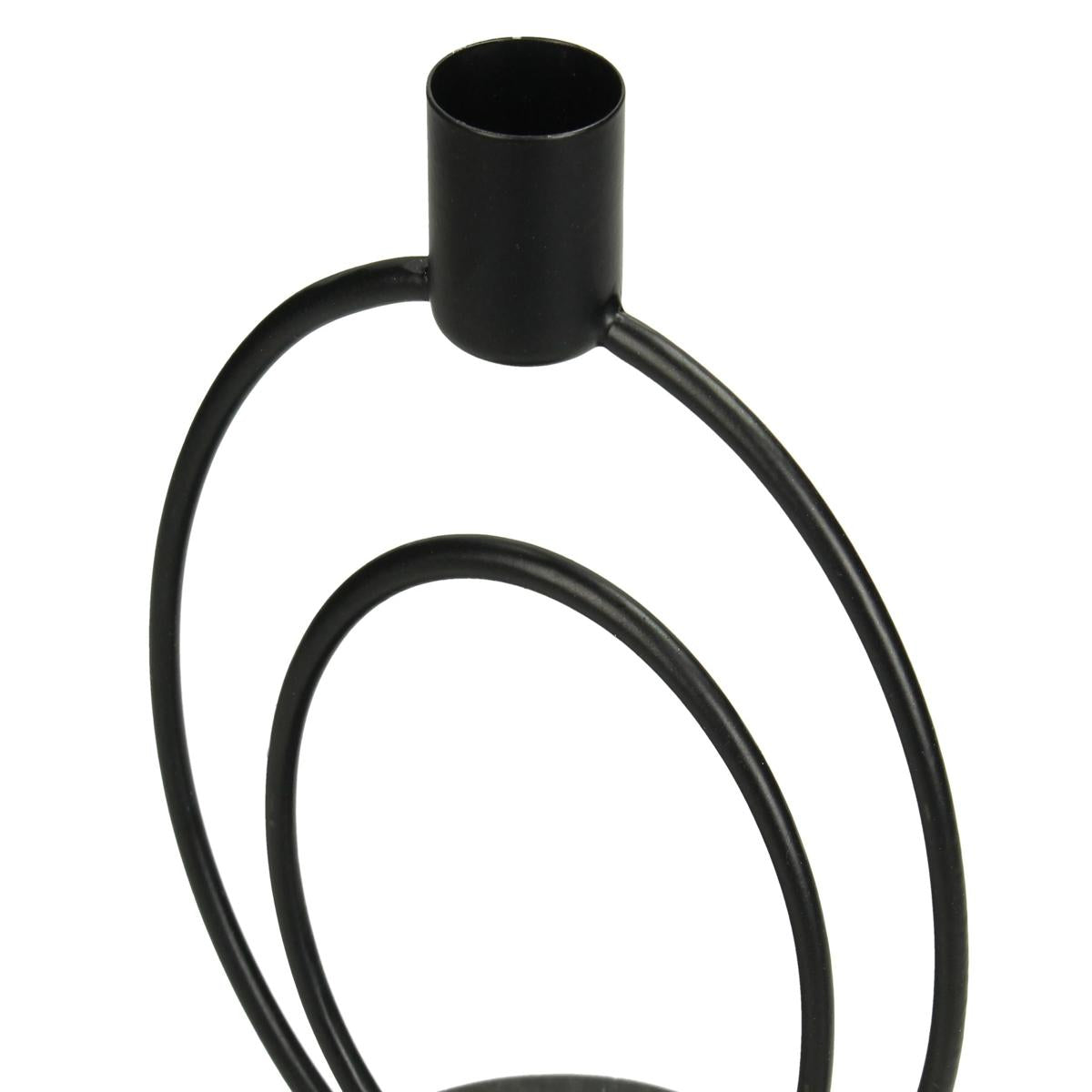 Κηροπήγιο ArteLibre Μαύρο Μέταλλο 11x8.5x14.5cm - Hippiehome.gr