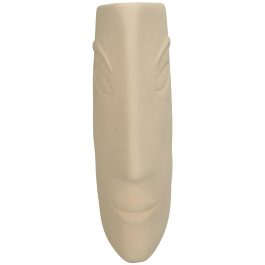 Βάζο ArteLibre Πρόσωπο Μπεζ Δολομίτης 17.6x10.2x24cm - Hippiehome.gr