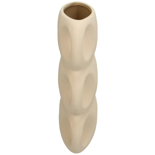 Βάζο ArteLibre Μπεζ Δολομίτης 18.3x11x23.8cm - Hippiehome.gr