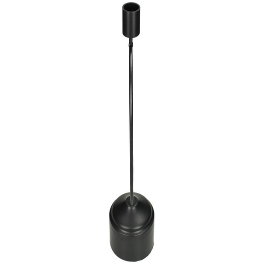 Κηροπήγιο ArteLibre Μαύρο Μέταλλο 13x8.5x36cm - Hippiehome.gr