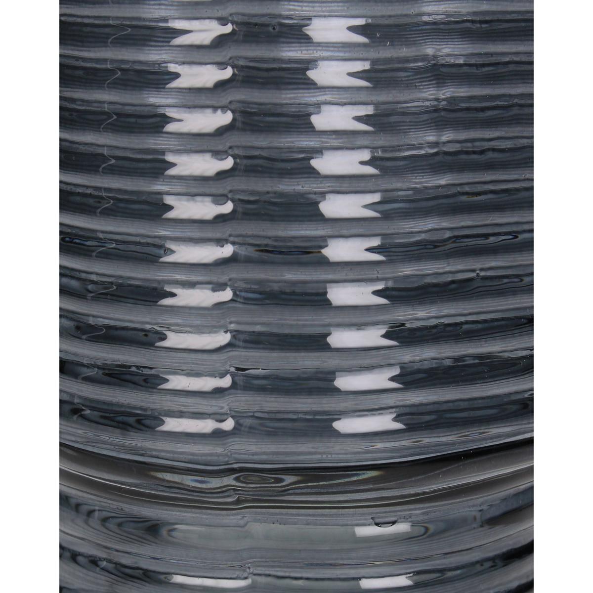 Βάζο ArteLibre Γκρι Γυαλί 18x17x19cm - Hippiehome.gr