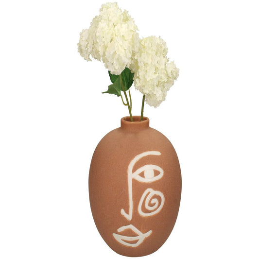 Βάζο ArteLibre Φυσικό Κεραμικό 15.5x15.5x16.2cm - Hippiehome.gr