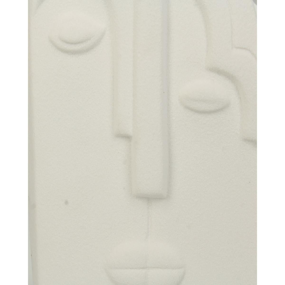 Βάζο ArteLibre Πρόσωπο Λευκό Κεραμικό 14.5x9x17cm - Hippiehome.gr