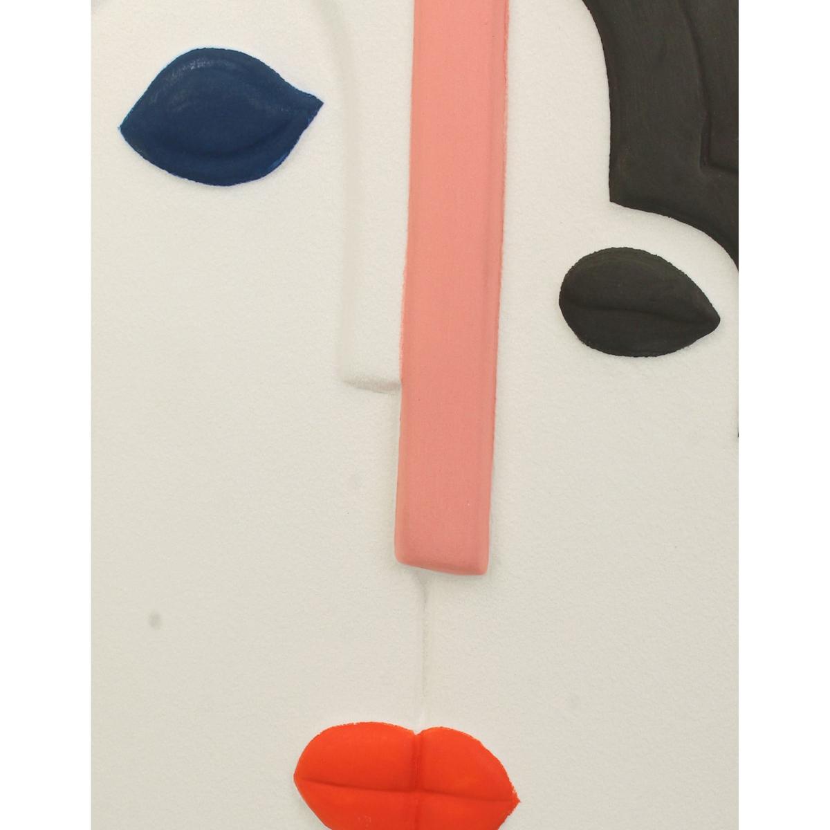 Βάζο ArteLibre Πρόσωπο Πολύχρωμο Κεραμικό 21.3x8.7x21.6cm - Hippiehome.gr