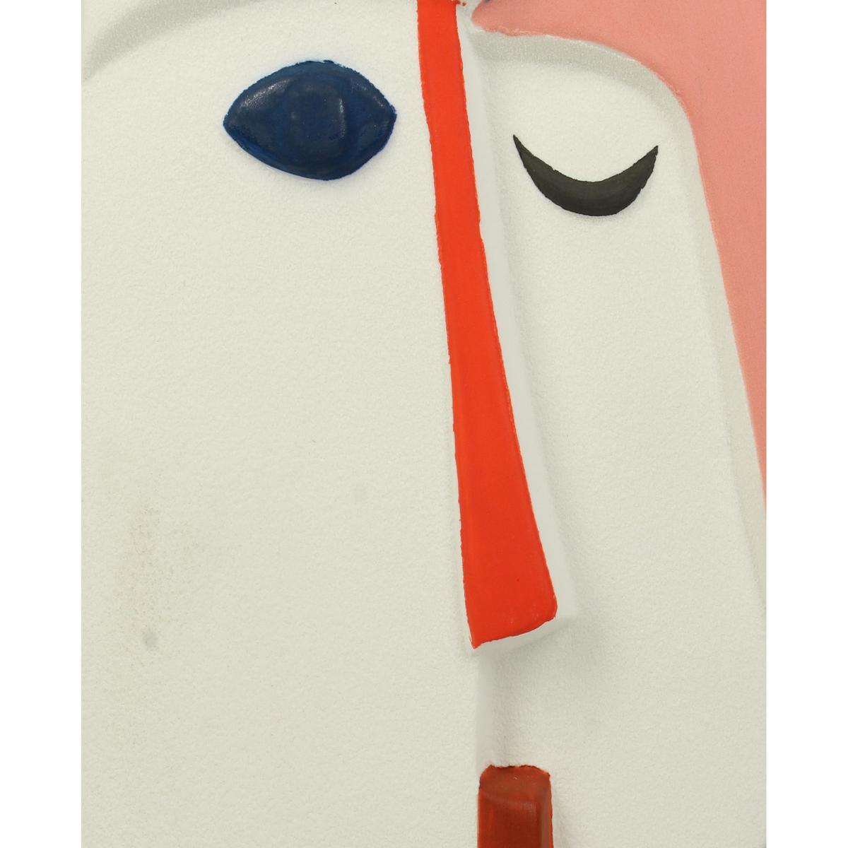 Βάζο ArteLibre Πρόσωπο Πολύχρωμο Κεραμικό 17x8.8x20.5cm - Hippiehome.gr