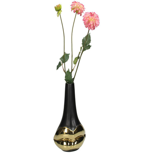 Βάζο ArteLibre Μαύρο Κεραμικό 16x10x25cm - Hippiehome.gr