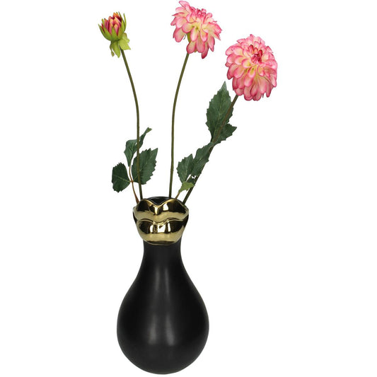 Βάζο ArteLibre Μαύρο Κεραμικό 15x13.5x20cm - Hippiehome.gr