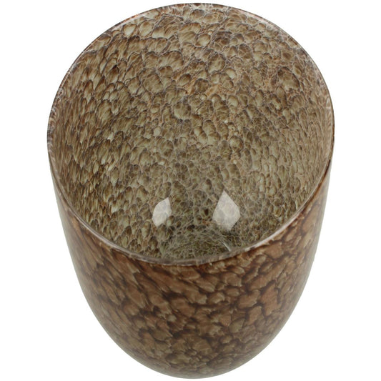 Βάζο ArteLibre Καφέ Γυαλί 18x18x17.5cm - Hippiehome.gr