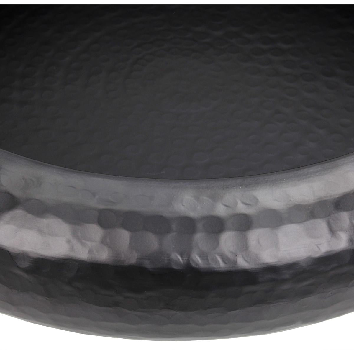 Μπολ ArteLibre Μαύρο Αλουμίνιο 58x58x12cm Σετ 3Τμχ - Hippiehome.gr