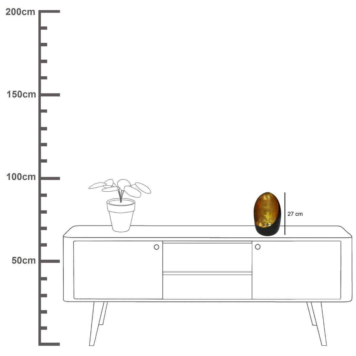 Κηροπήγιο ArteLibre Μαύρο Μέταλλο 17x17x27cm - Hippiehome.gr