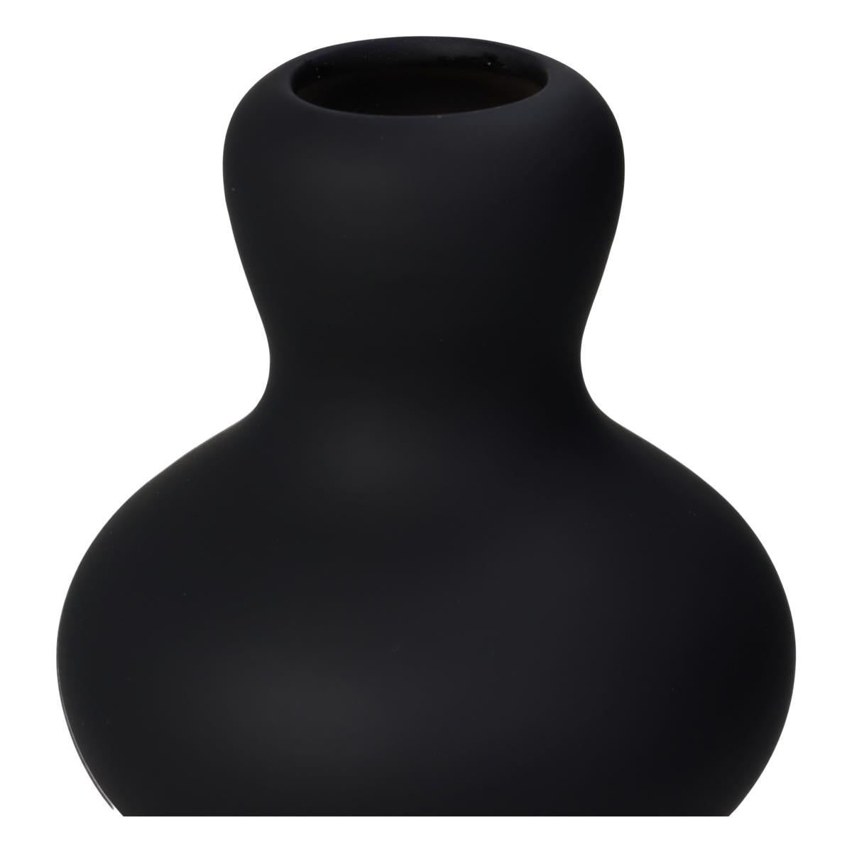 Βάζο ArteLibre Μαύρο Δολομίτης 13.5x13.5x20.4cm - Hippiehome.gr