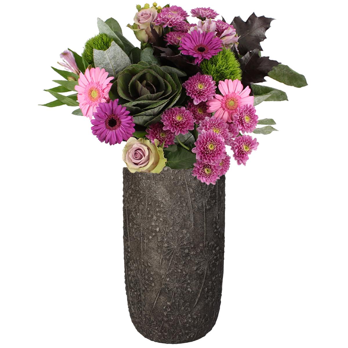 Κασπώ ArteLibre Πικραλίδα Γκρι Τσιμέντο 18x18x30cm - Hippiehome.gr