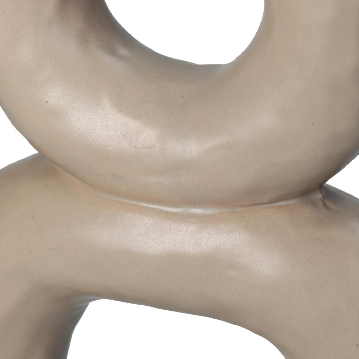 Κηροπήγιο ArteLibre Μπεζ Κεραμικό 19.5x6.5x27cm - Hippiehome.gr