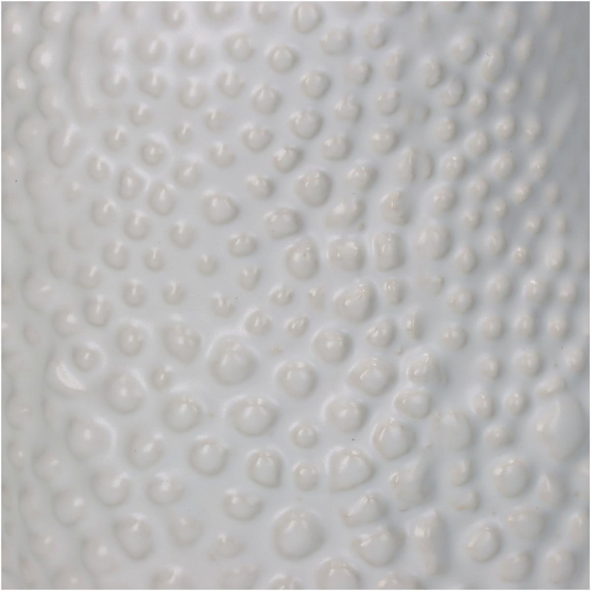 Βάζο ArteLibre Λευκό Κεραμικό 10x10x15cm - Hippiehome.gr