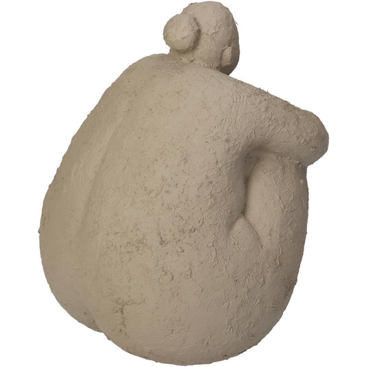 Διακοσμητικό ArteLibre Μεγάλη Γυναίκα Μπεζ Polyresin 14.5x14.5x16.5cm - Hippiehome.gr