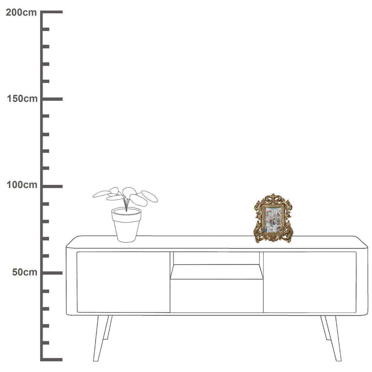 Κορνίζα ArteLibre Χρυσό Polyresin 10x15cm - Hippiehome.gr