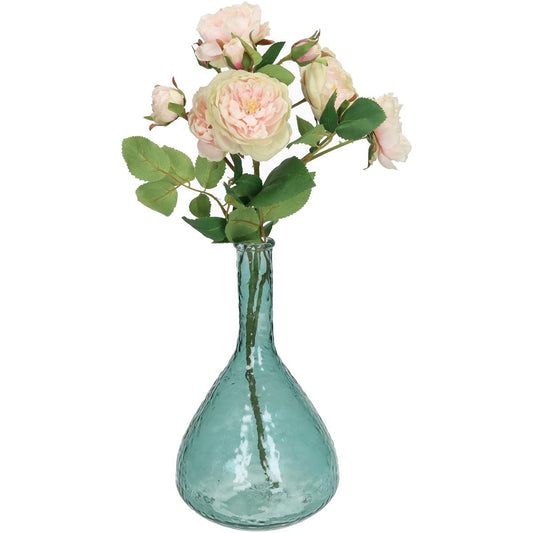 Βάζο ArteLibre Πράσινο Ανακυκλωμένο Γυαλί 15.2x15.2x25.4cm - Hippiehome.gr