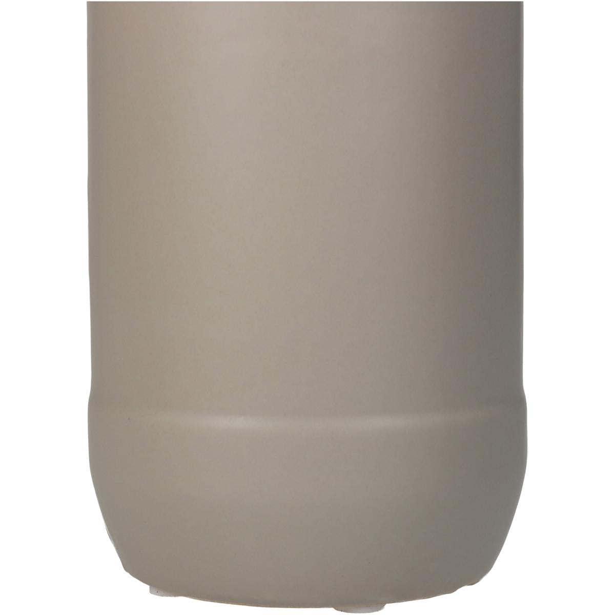 Βάζο ArteLibre Μπουκάλι Μπεζ Κεραμικό 9x9x27cm - Hippiehome.gr