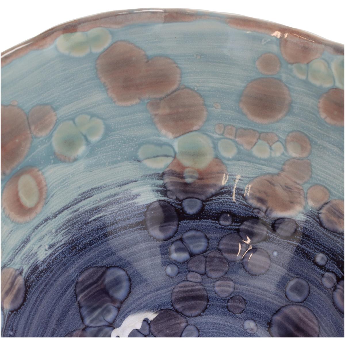 Μπολ ArteLibre Μπλε Κεραμικό 25x24.5x11.5cm - Hippiehome.gr