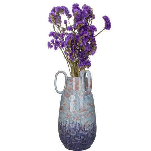 Βάζο ArteLibre Μπλε Κεραμικό 15x15x29.5cm - Hippiehome.gr