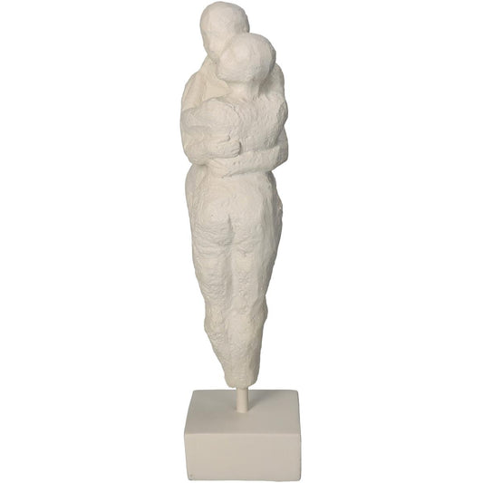 Διακοσμητικό ArteLibre Άνθρωποι Αγκαλιάζονται Ιβουάρ Polyresin 8x8x32.3cm - Hippiehome.gr